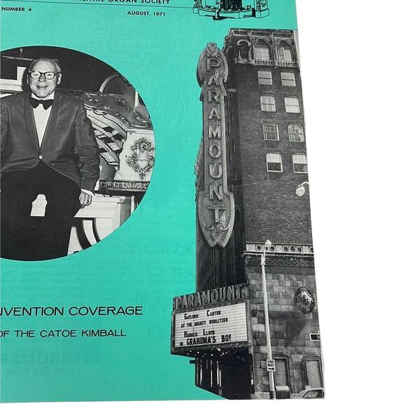 Theater Organ Journal‎ of the American Theatre Organ Society August 1971 - Picture 2 of 8